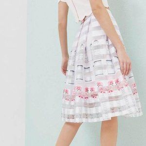 Ted Baker Baby Pink Niica Window Skirt